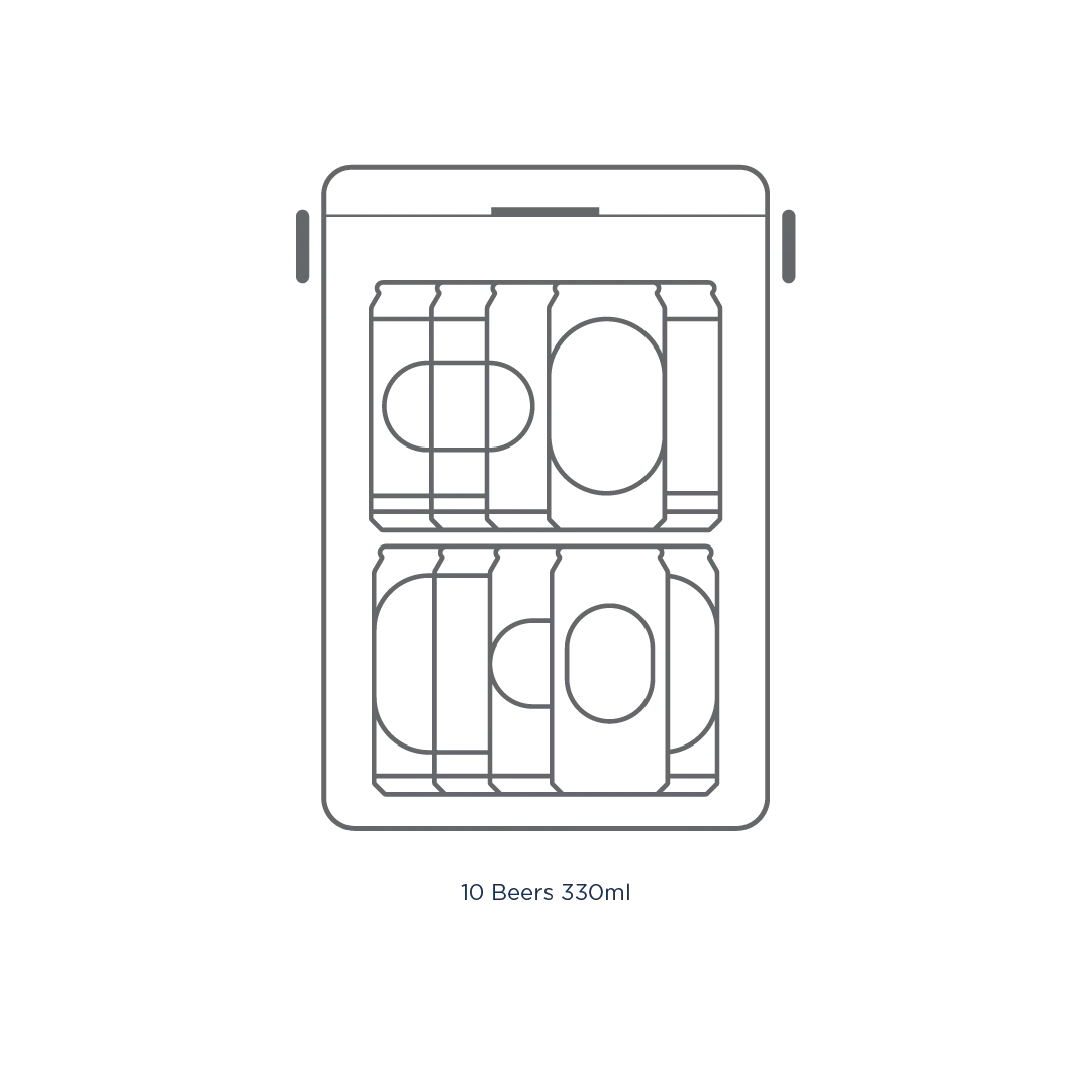 Fieldbar Drinks Box - Oyster Grey